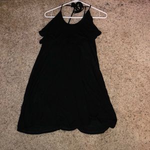 Black mini dress
